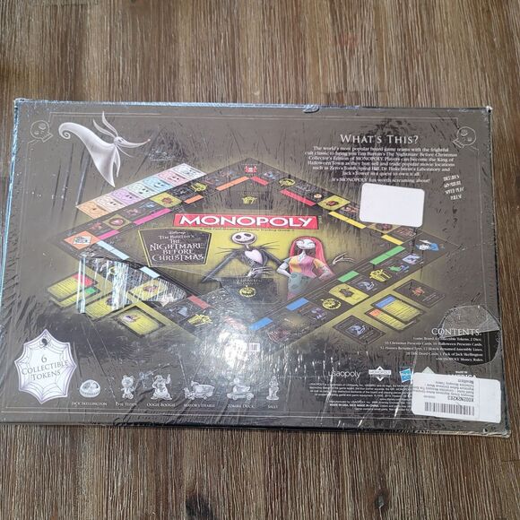 Monopoly Disney Tim Burton The Night Before Christmas - Picture 2 of 3